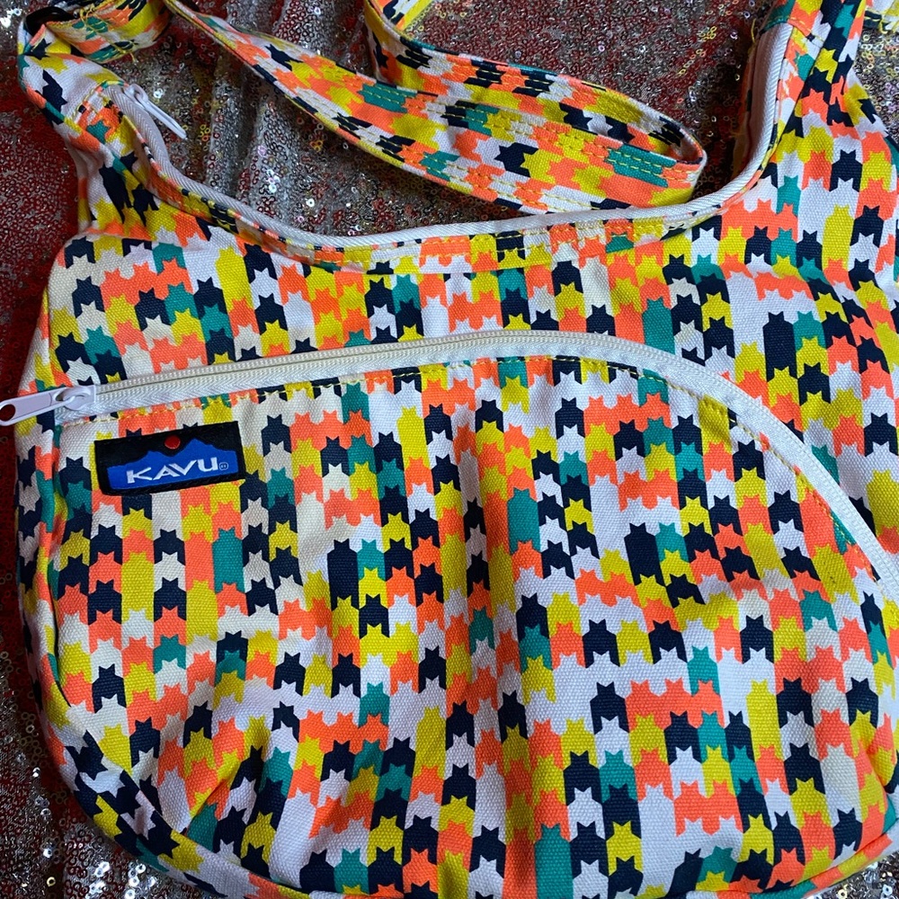 Limited Edition Kavu Neon Crossbody Purse Gem